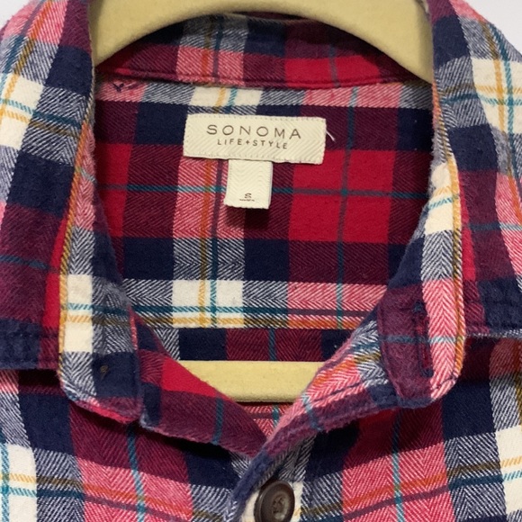 Men’s Sonoma Flannel Shirts - Picture 2 of 2